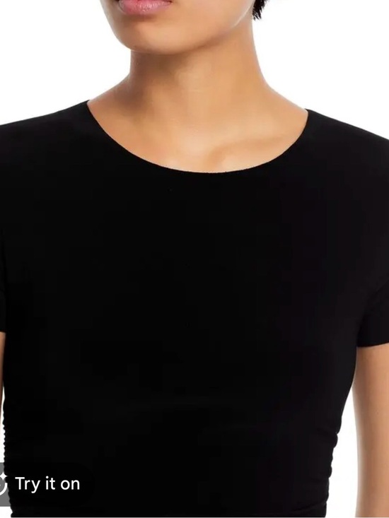 Norma Kamali Tops - Norma Kamali black tee size medium